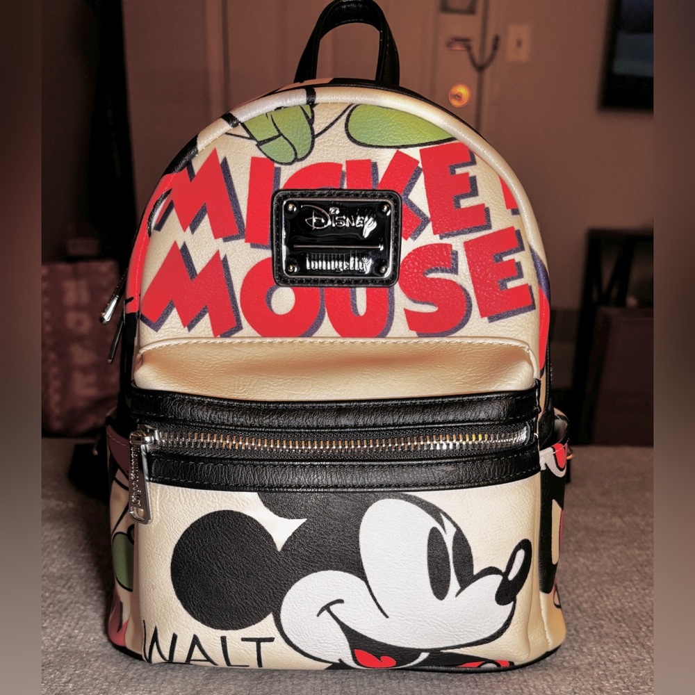 Loungefly Mickey Mouse Backpack - RARE - HARD TO FIND